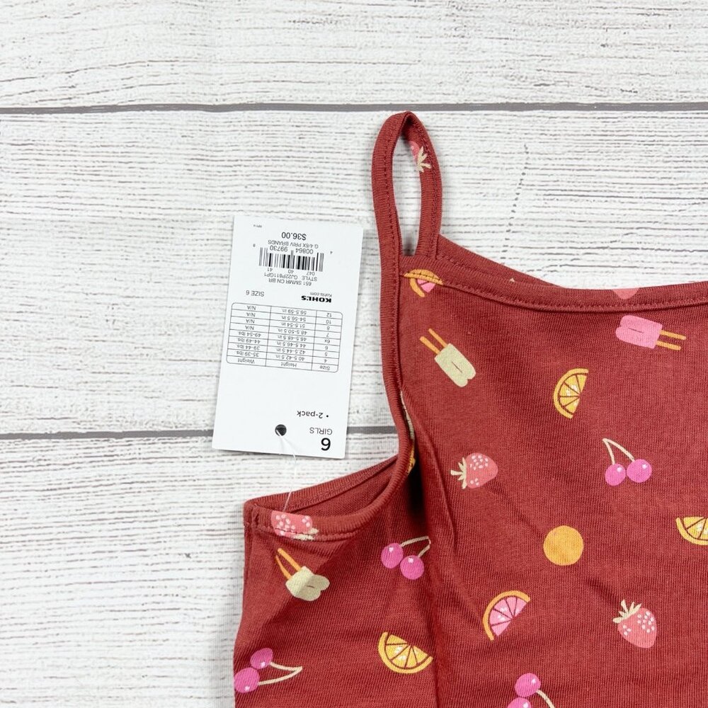 Jumping Beans Girls Dress Bundle Set of 2 Spaghetti Strap Summer Dresses NWT 6 - Picture 5 of 6
